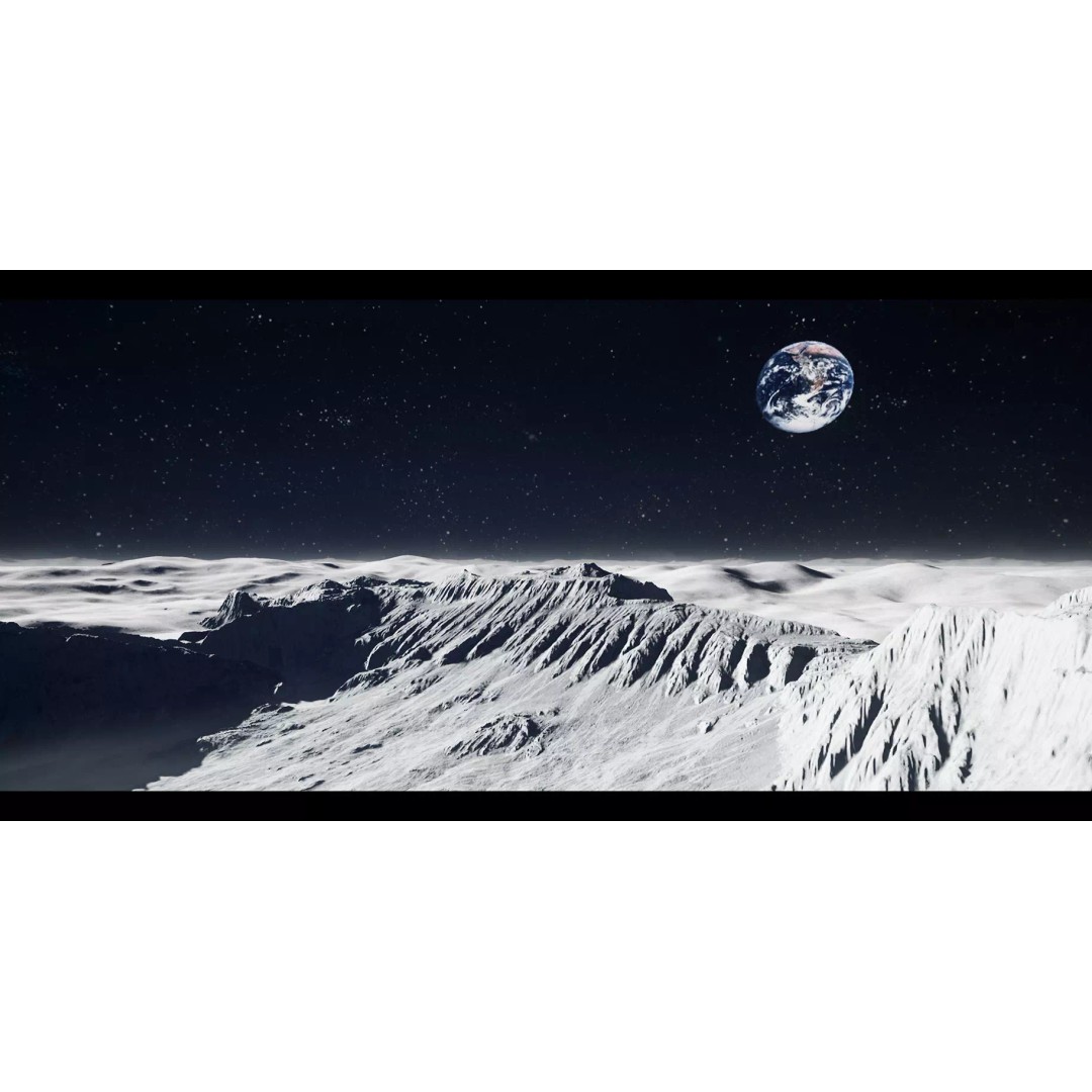 Moon Landscapes 3D Model – Detailed Lunar Terrain Pack, UE Project - View 2