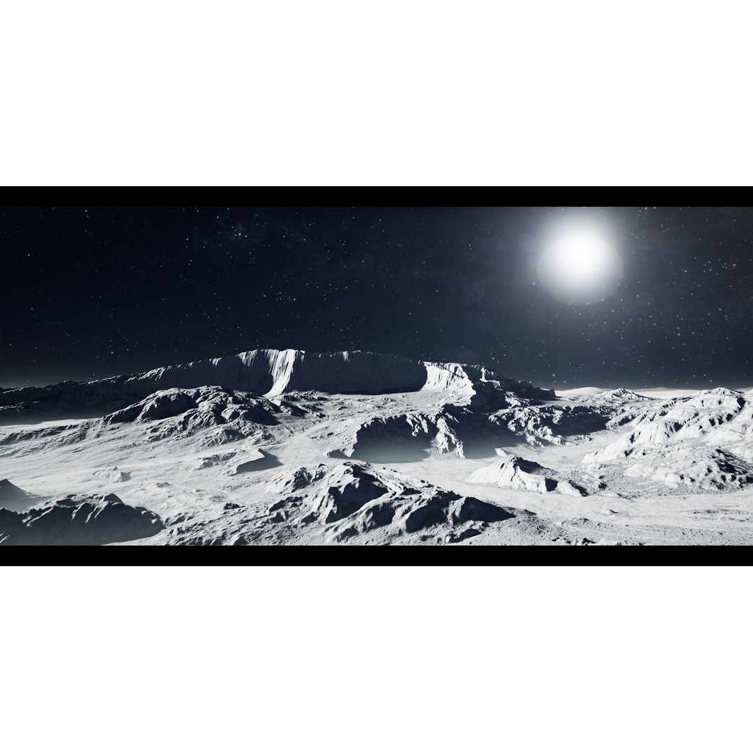 Moon Landscapes 3D Model – Detailed Lunar Terrain Pack, UE Project - View 4