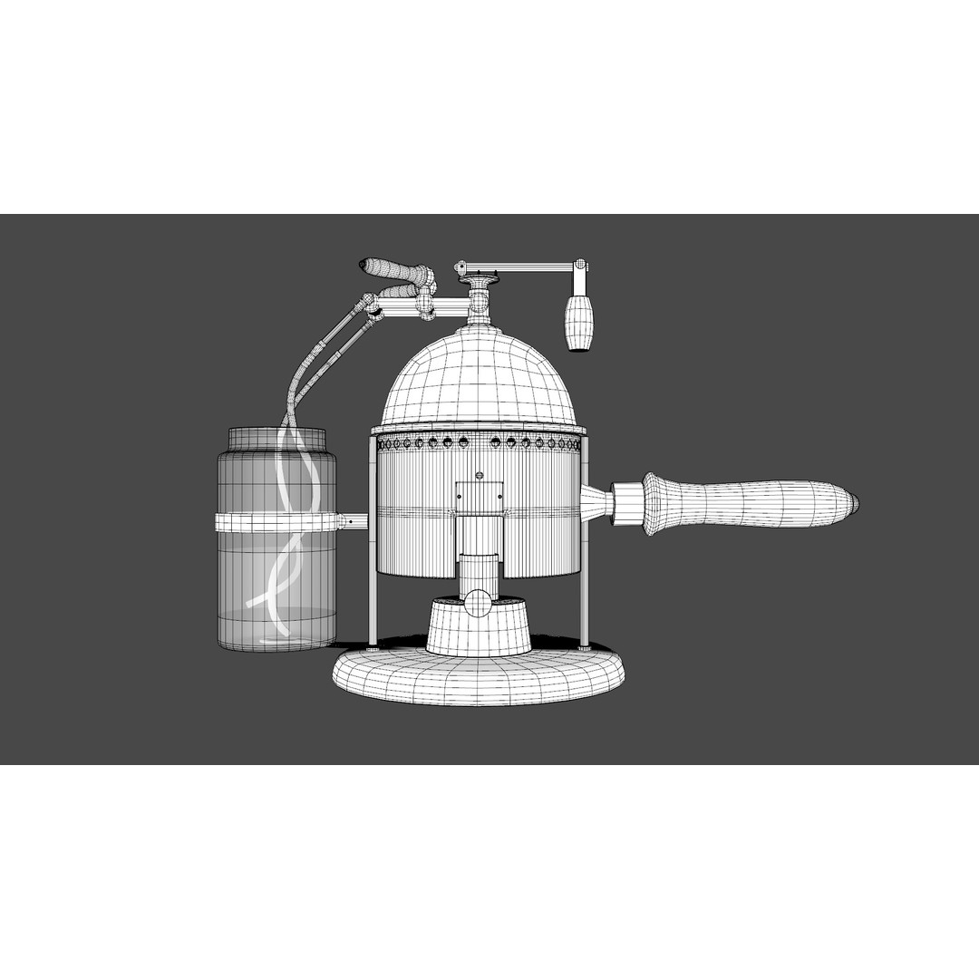 Carbolic Spray Lister 3D Model – Low Poly Medical Asset, FBX