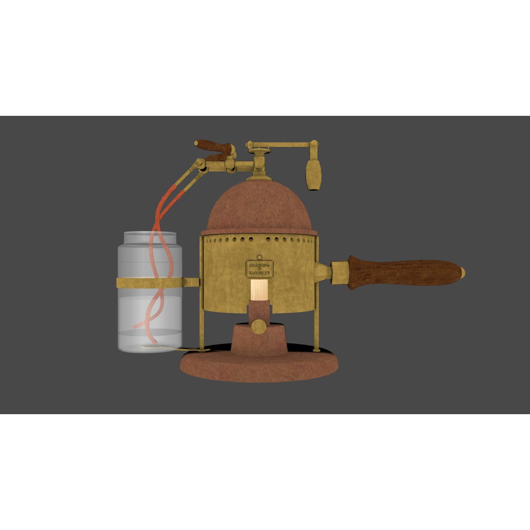 Carbolic Spray Lister 3D Model – Low Poly Medical Asset, FBX - View 11