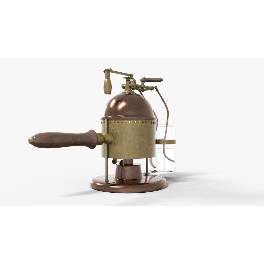 Carbolic Spray Lister 3D Model – Low Poly Medical Asset, FBX - View 7