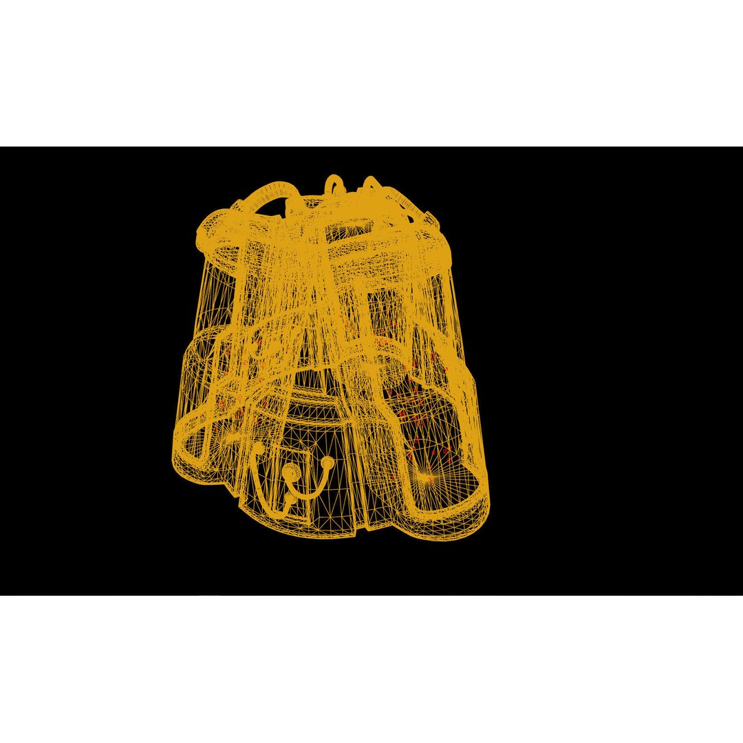Sci-Fi Cryo Chamber 3D Model – Low Poly Game Asset, FBX, PBR