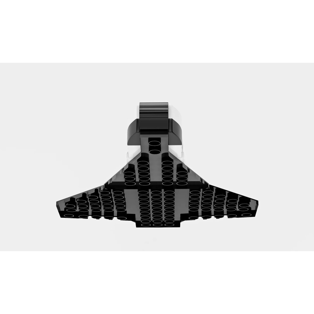 Modular Space Shuttle 3D Model – Low Poly Game Asset, FBX