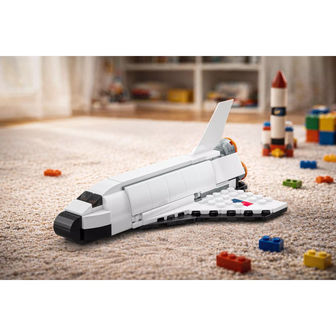 Modular Space Shuttle 3D Model – Low Poly Game Asset, FBX - View 2