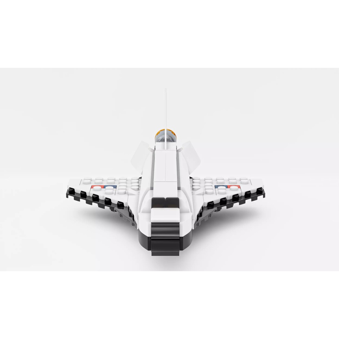 Modular Space Shuttle 3D Model – Low Poly Game Asset, FBX - View 9