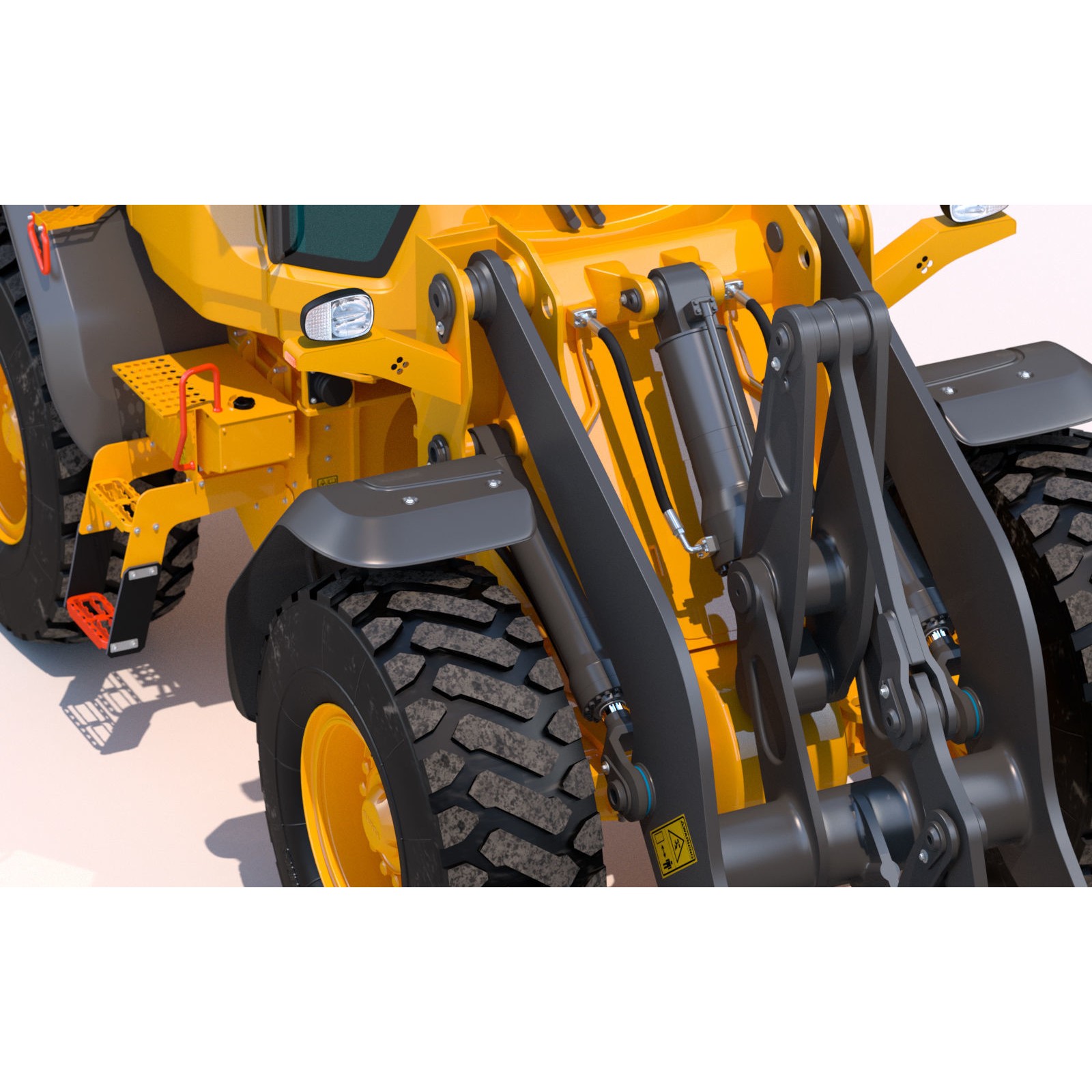 Volvo L60H Wheel Loader - High-Detail 3D Model - View 13