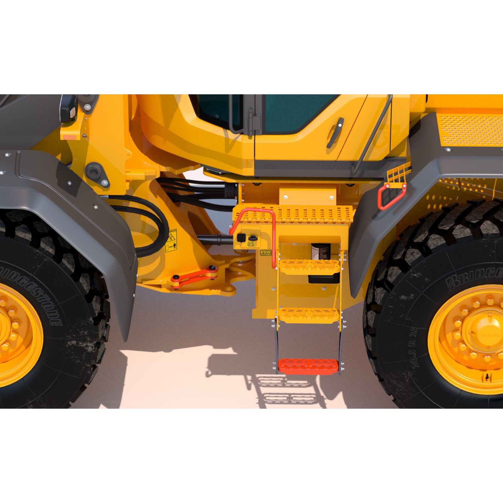 Volvo L60H Wheel Loader - High-Detail 3D Model - View 14