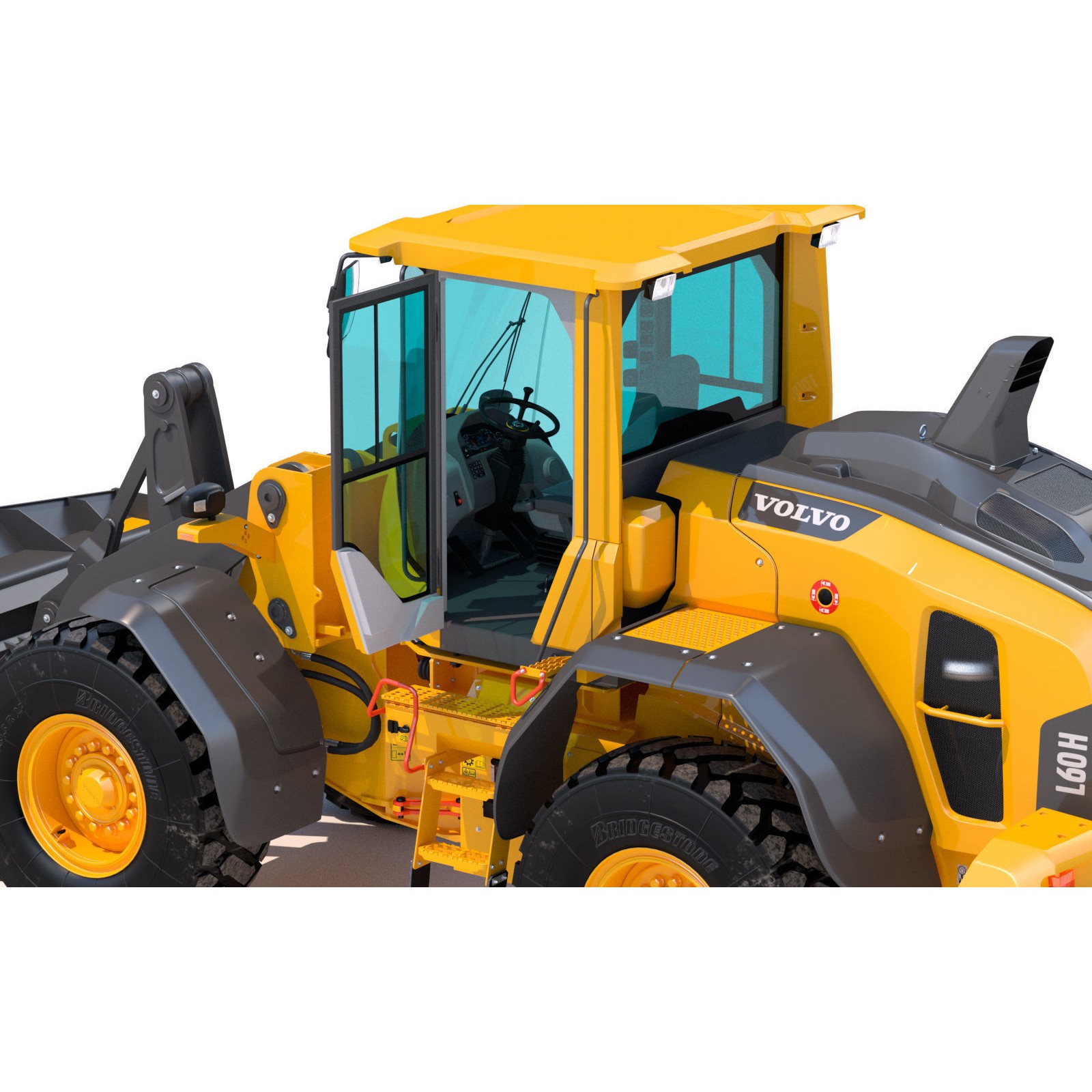 Volvo L60H Wheel Loader - High-Detail 3D Model - View 16