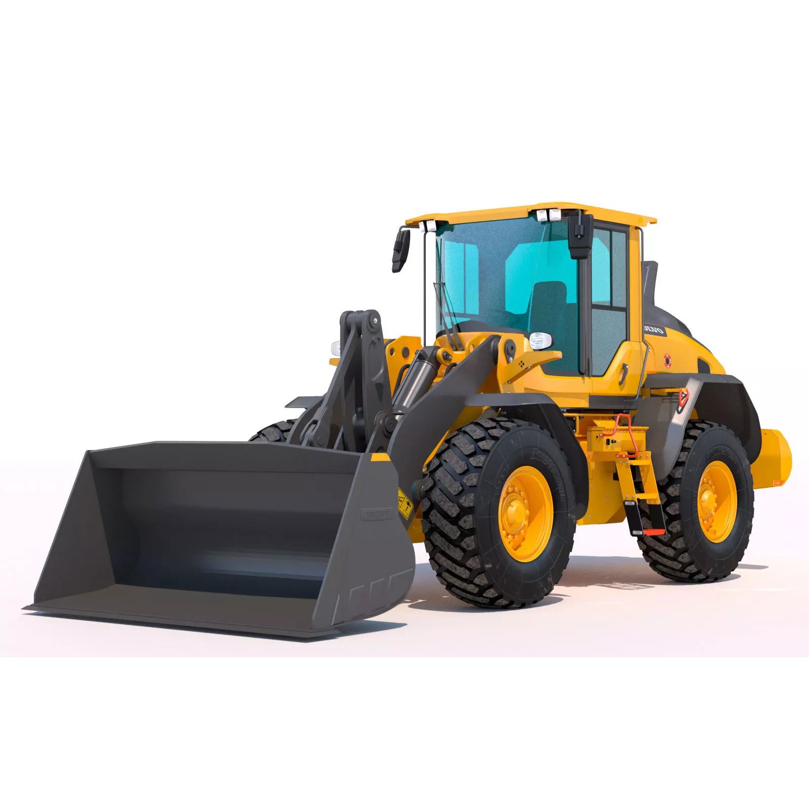Volvo L60H Wheel Loader - High-Detail 3D Model - View 2