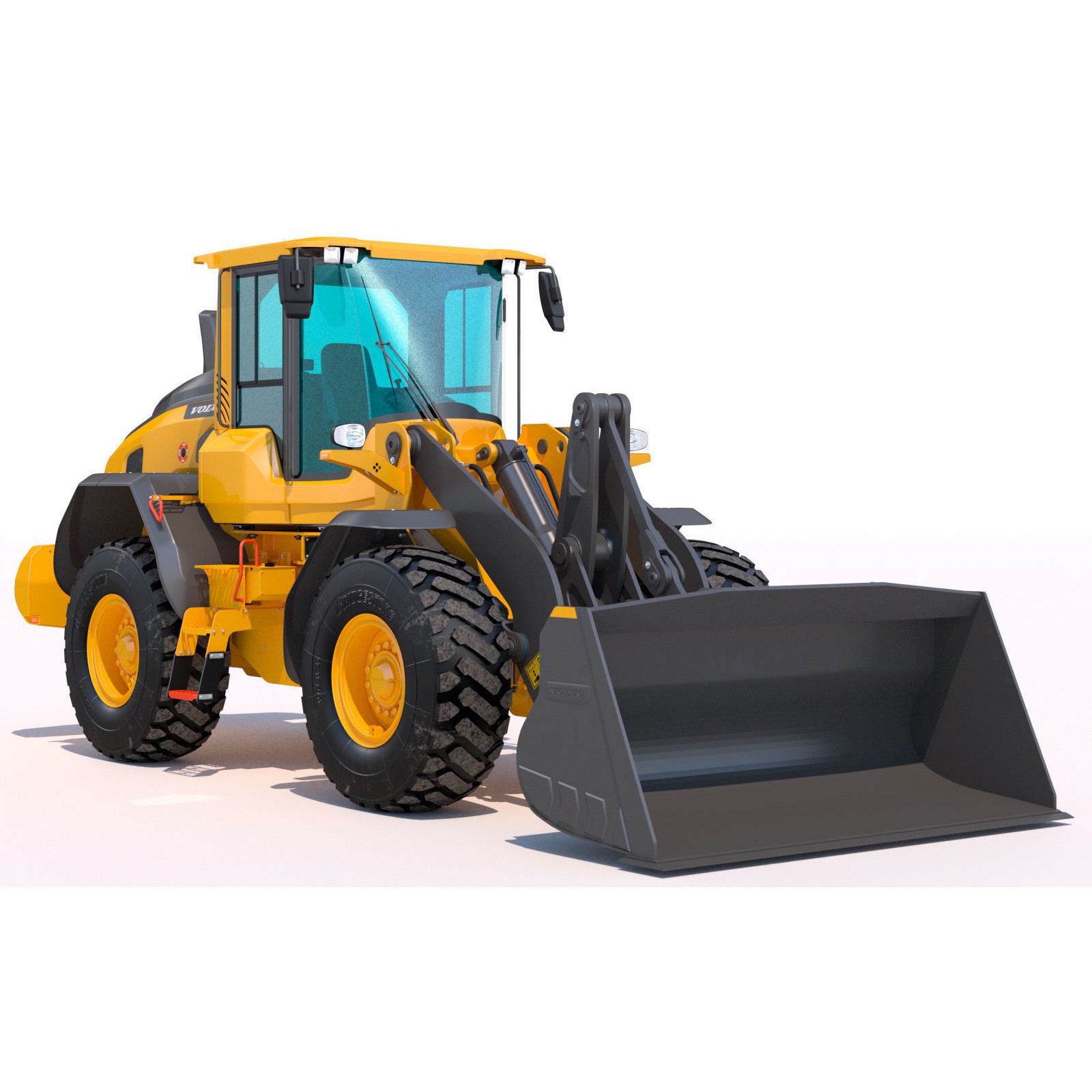 Volvo L60H Wheel Loader - High-Detail 3D Model - View 3