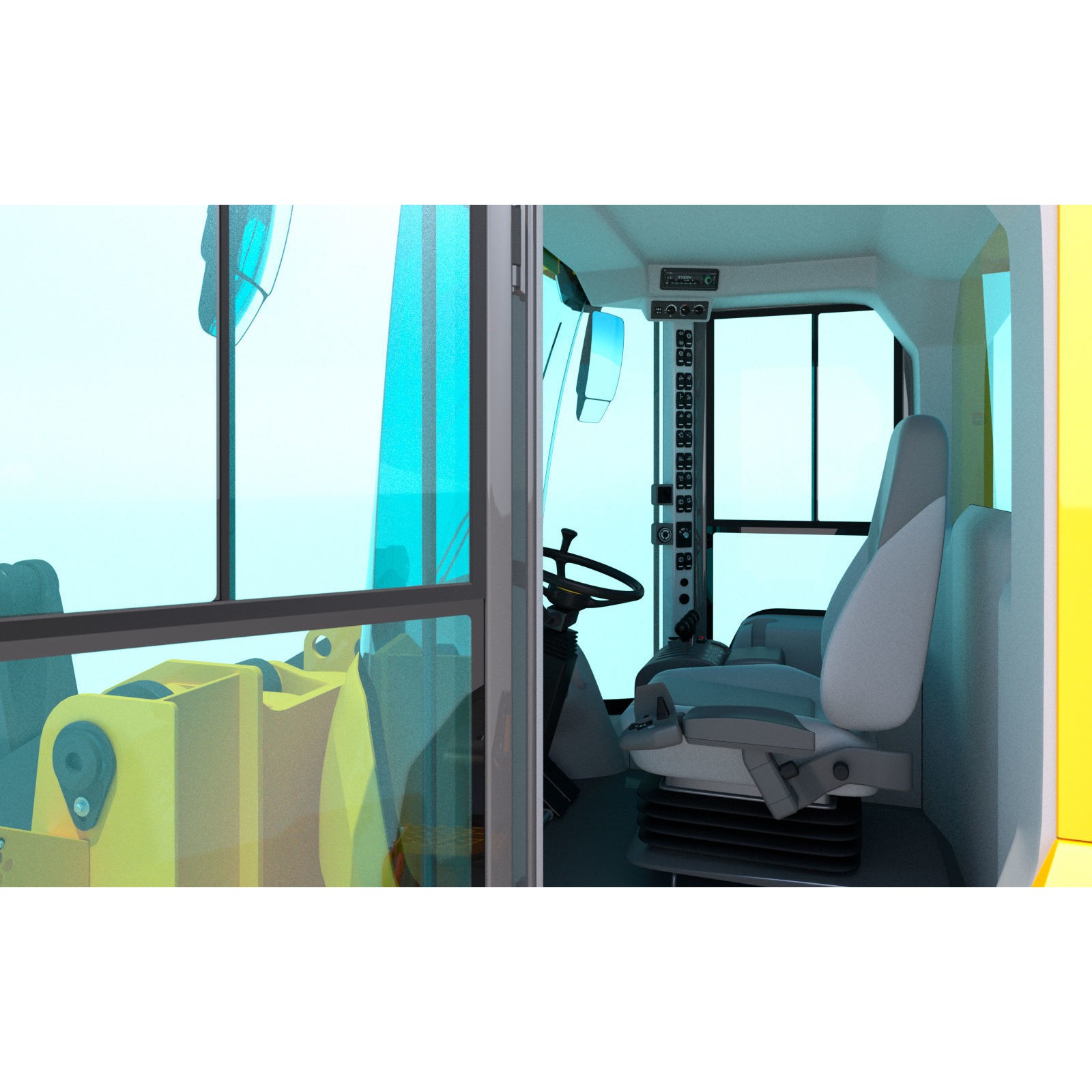 Volvo L60H Wheel Loader - High-Detail 3D Model - View 9