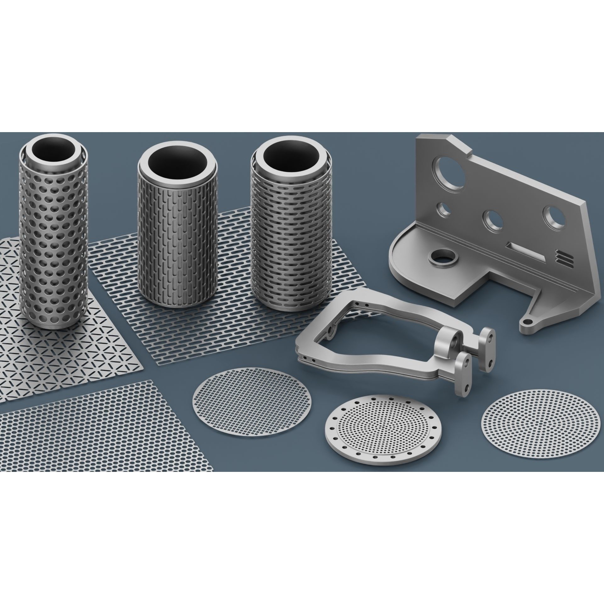 Hard Surface Mechanical Kitbash - Low-Poly 3D Model - View 4