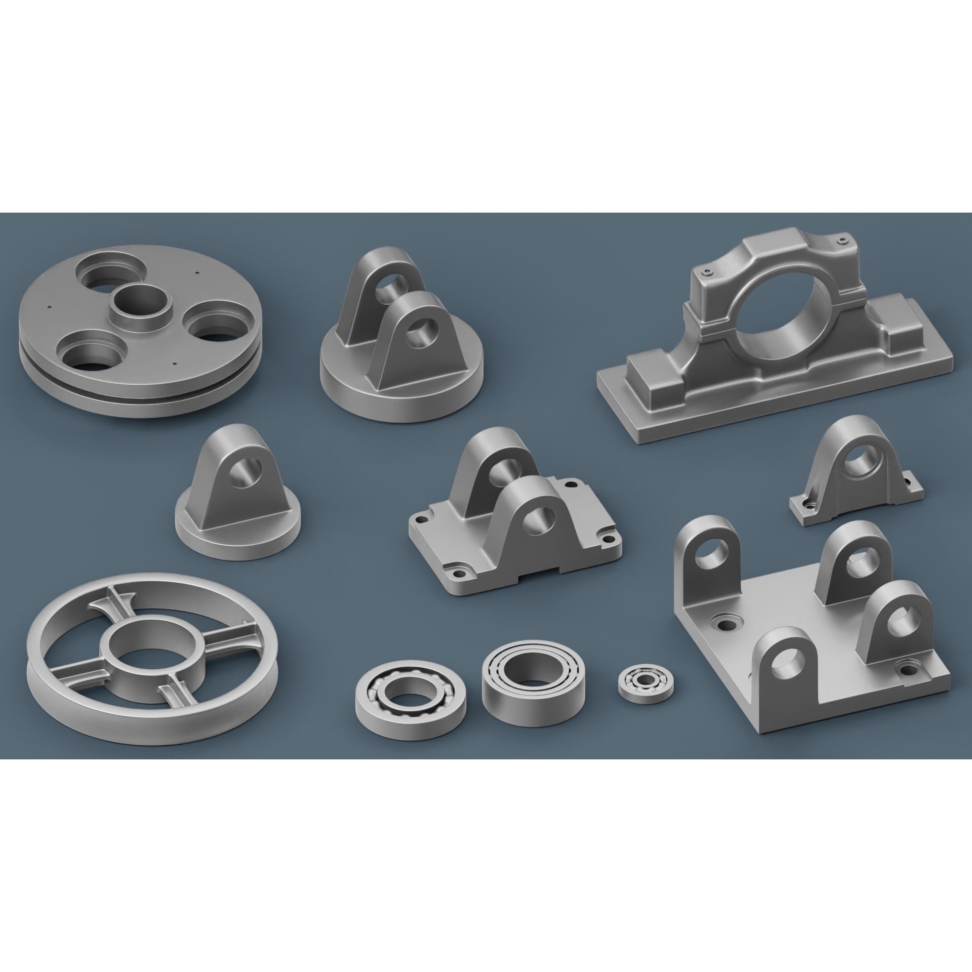 Hard Surface Mechanical Kitbash - Low-Poly 3D Model - View 5