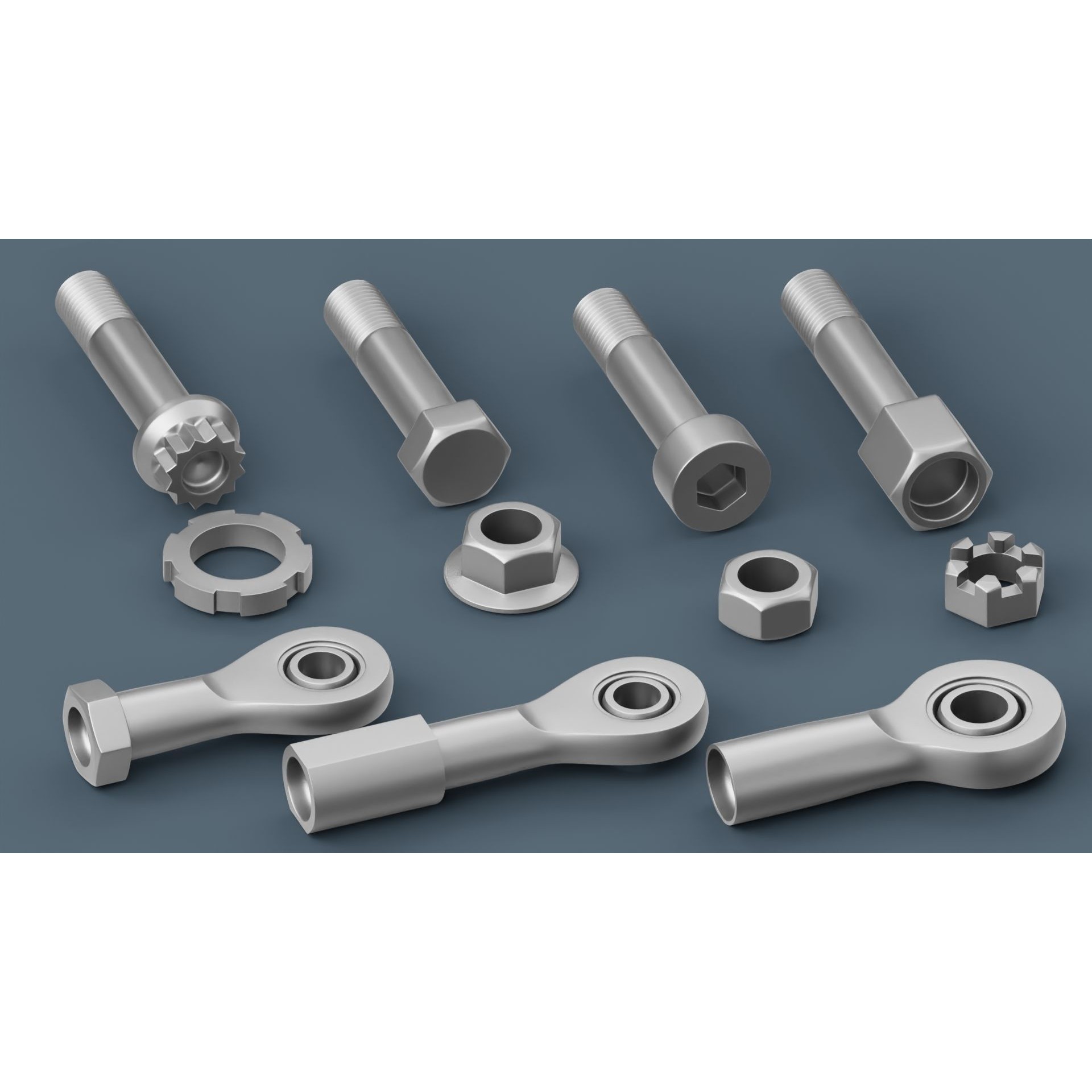 Hard Surface Mechanical Kitbash - Low-Poly 3D Model - View 6