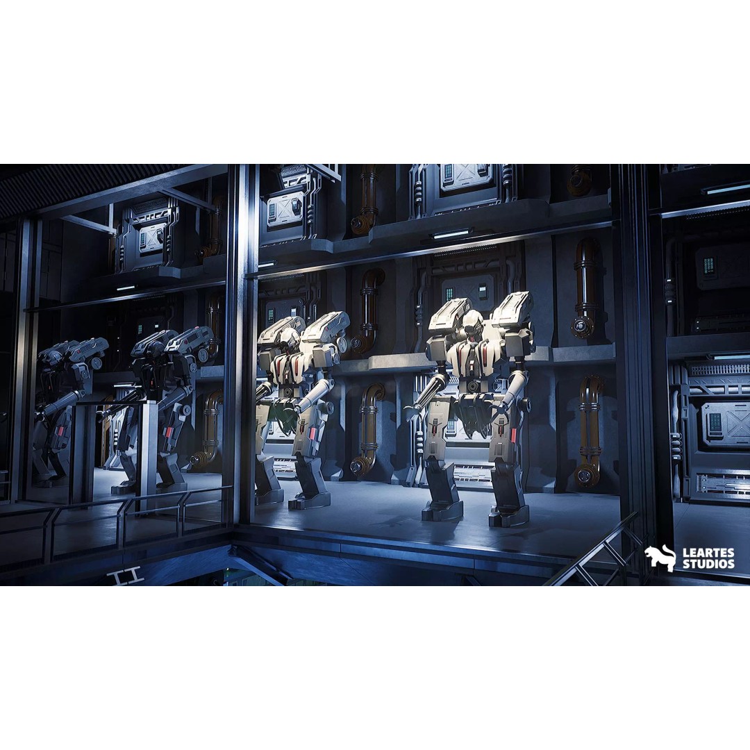 Sci-Fi Robot Factory 3D Model – Low Poly Environment, Game Ready, FBX - View 10
