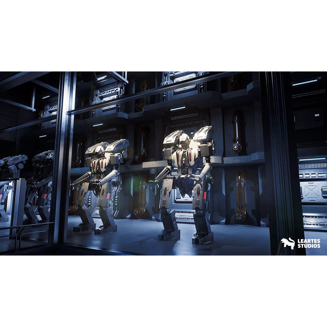 Sci-Fi Robot Factory 3D Model – Low Poly Environment, Game Ready, FBX - View 13