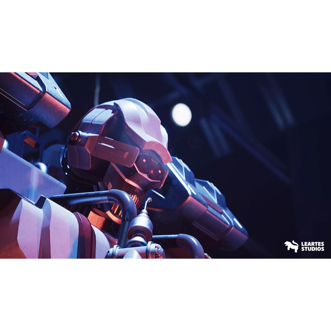 Sci-Fi Robot Factory 3D Model – Low Poly Environment, Game Ready, FBX - View 14