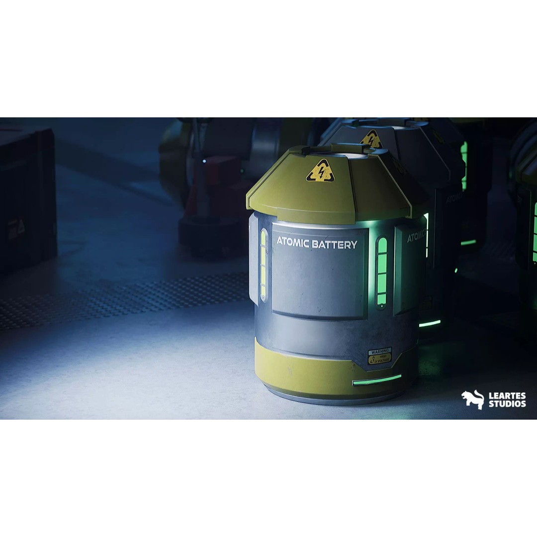 Sci-Fi Robot Factory 3D Model – Low Poly Environment, Game Ready, FBX - View 15