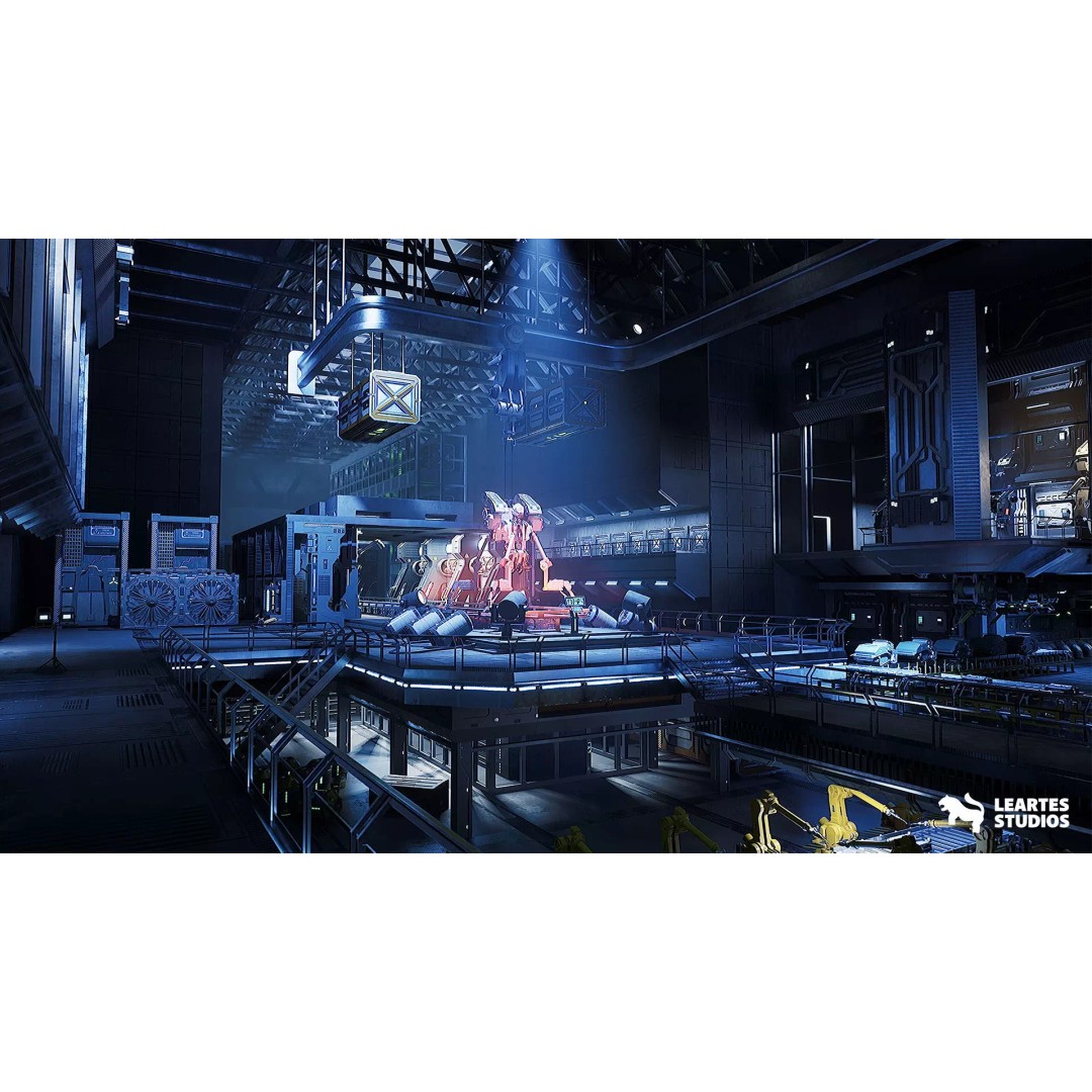 Sci-Fi Robot Factory 3D Model – Low Poly Environment, Game Ready, FBX - View 2