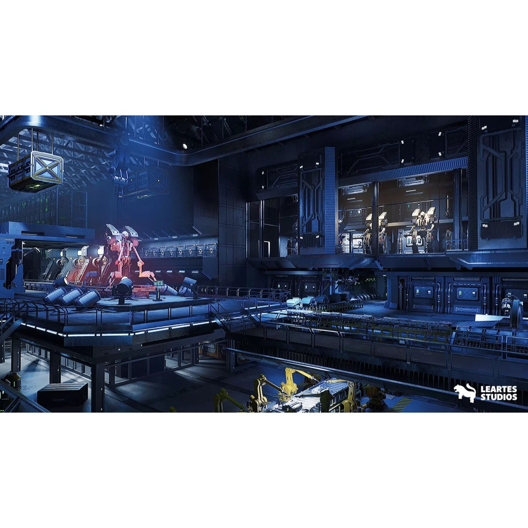 Sci-Fi Robot Factory 3D Model – Low Poly Environment, Game Ready, FBX - View 5