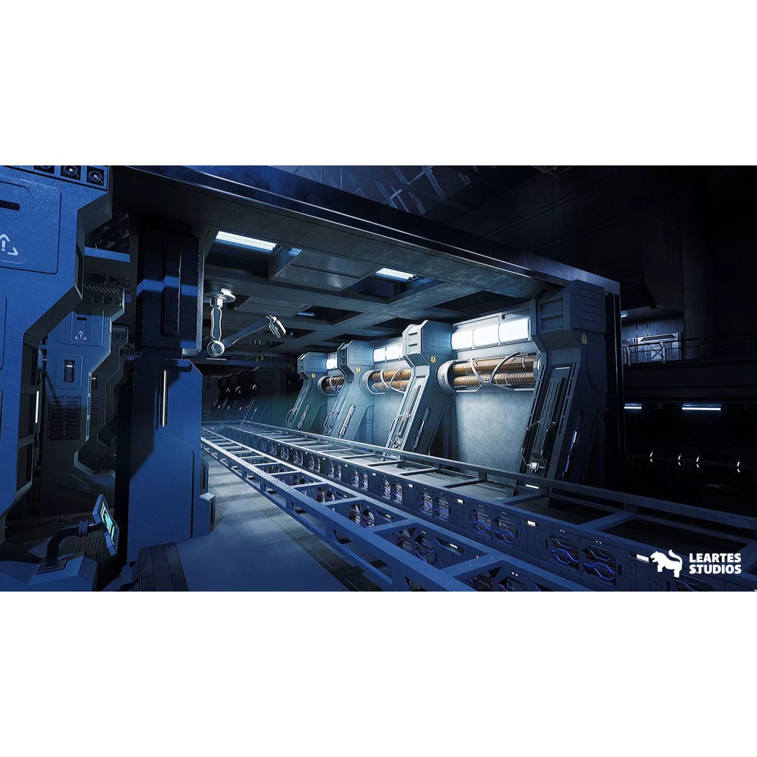 Sci-Fi Robot Factory 3D Model – Low Poly Environment, Game Ready, FBX - View 7
