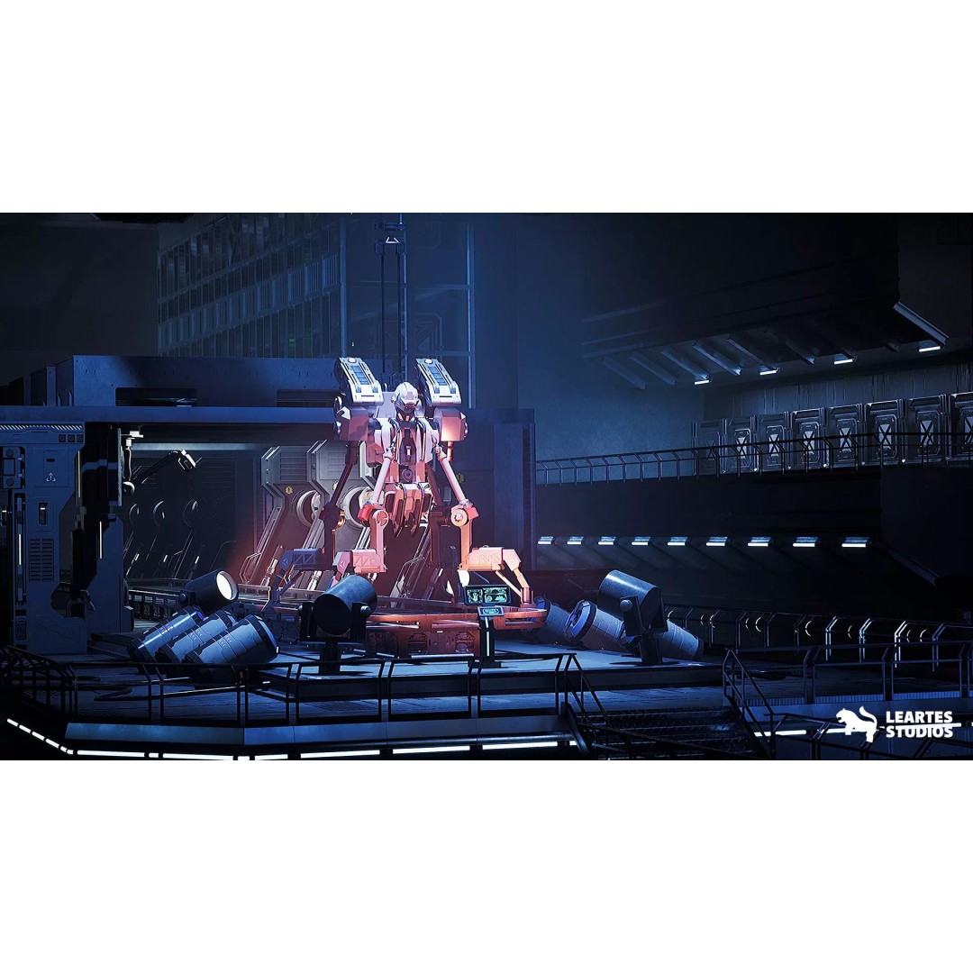 Sci-Fi Robot Factory 3D Model – Low Poly Environment, Game Ready, FBX - View 9