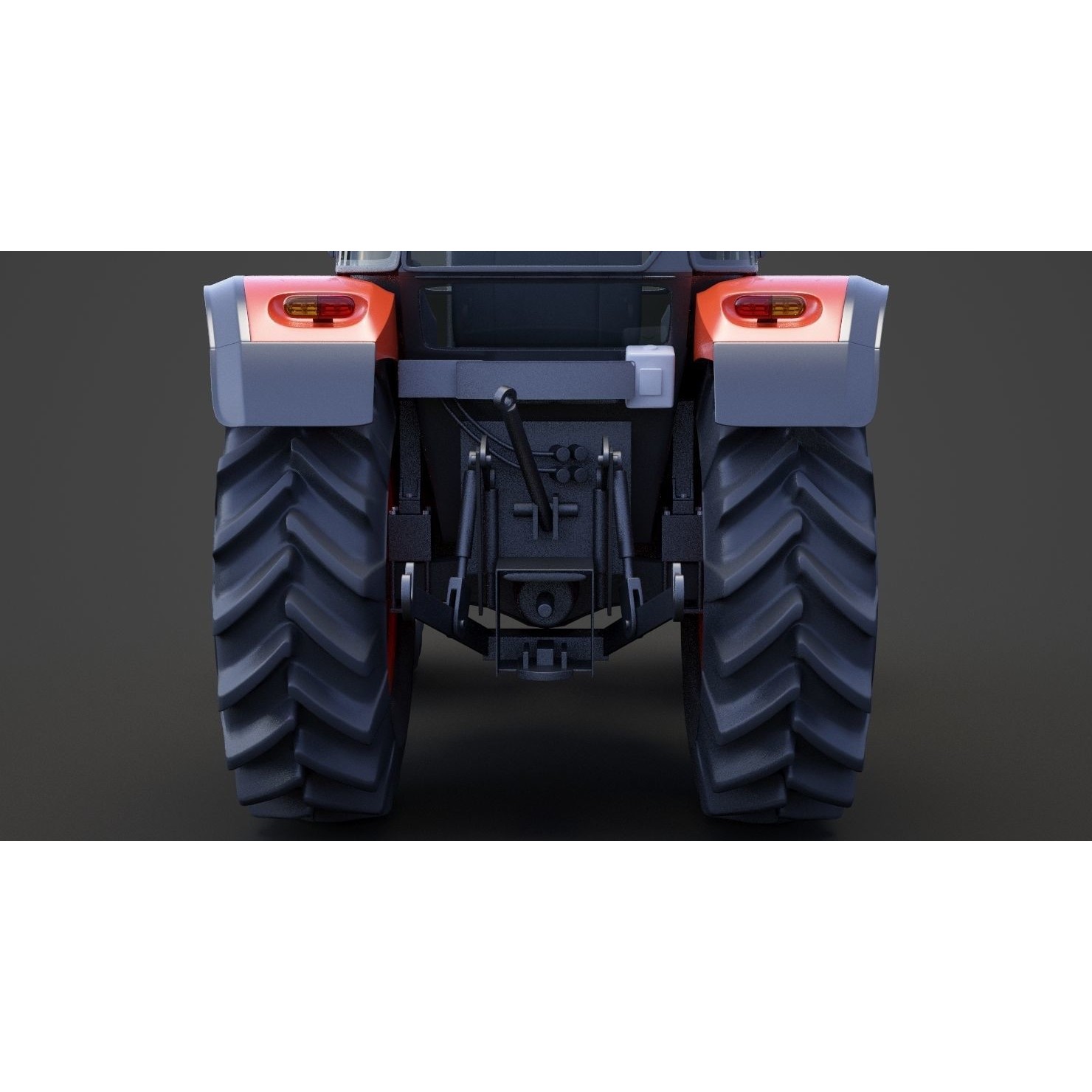 Generic Tractor 01 - Game-Ready 3D Model - View 16