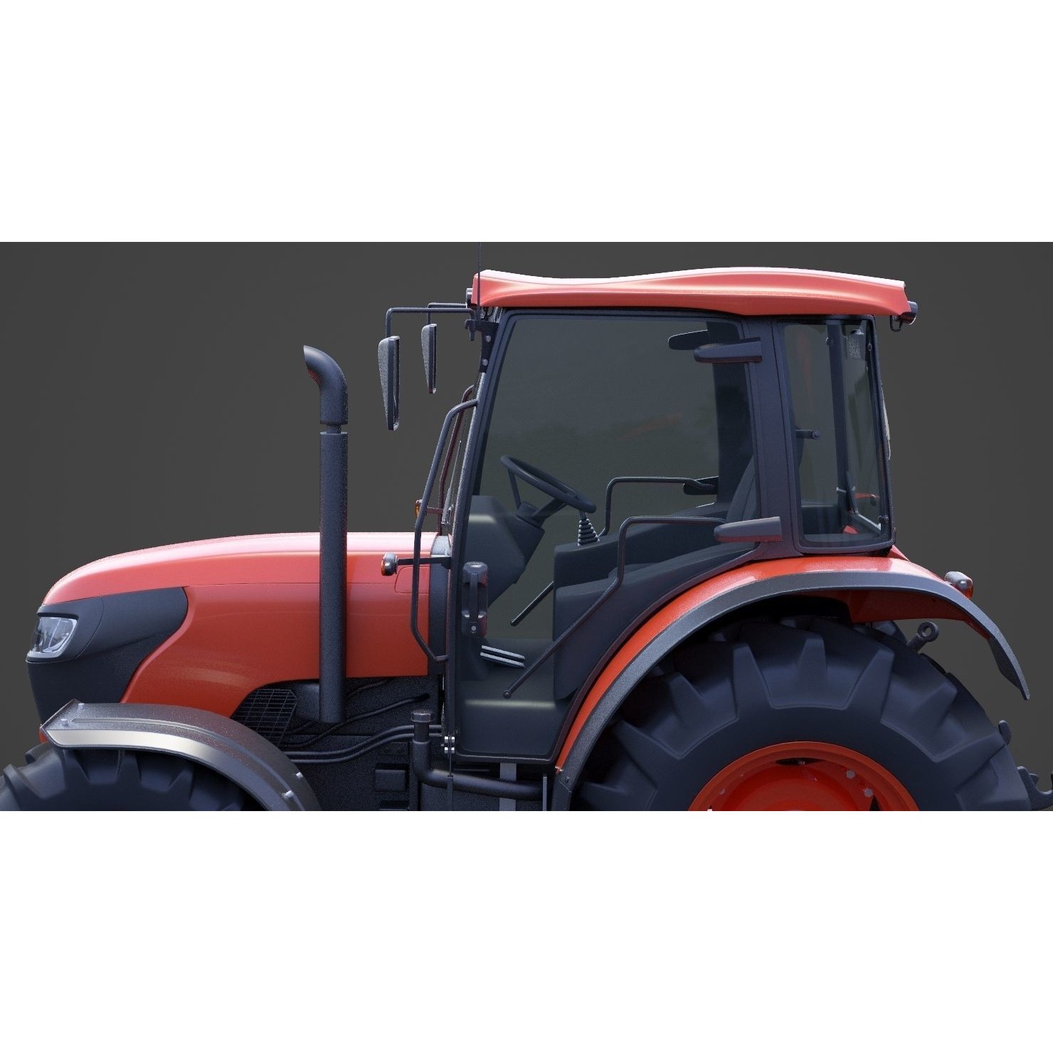 Generic Tractor 01 - Game-Ready 3D Model - View 18