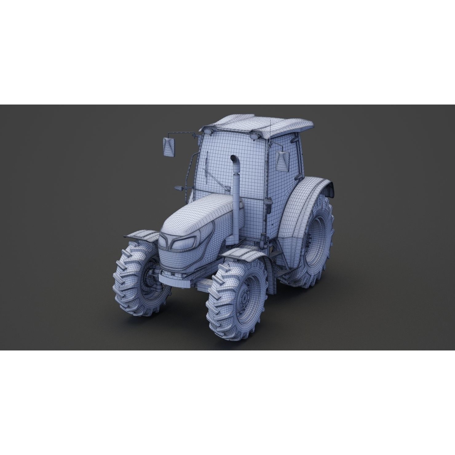 Generic Tractor 01 - Game-Ready 3D Model - View 29