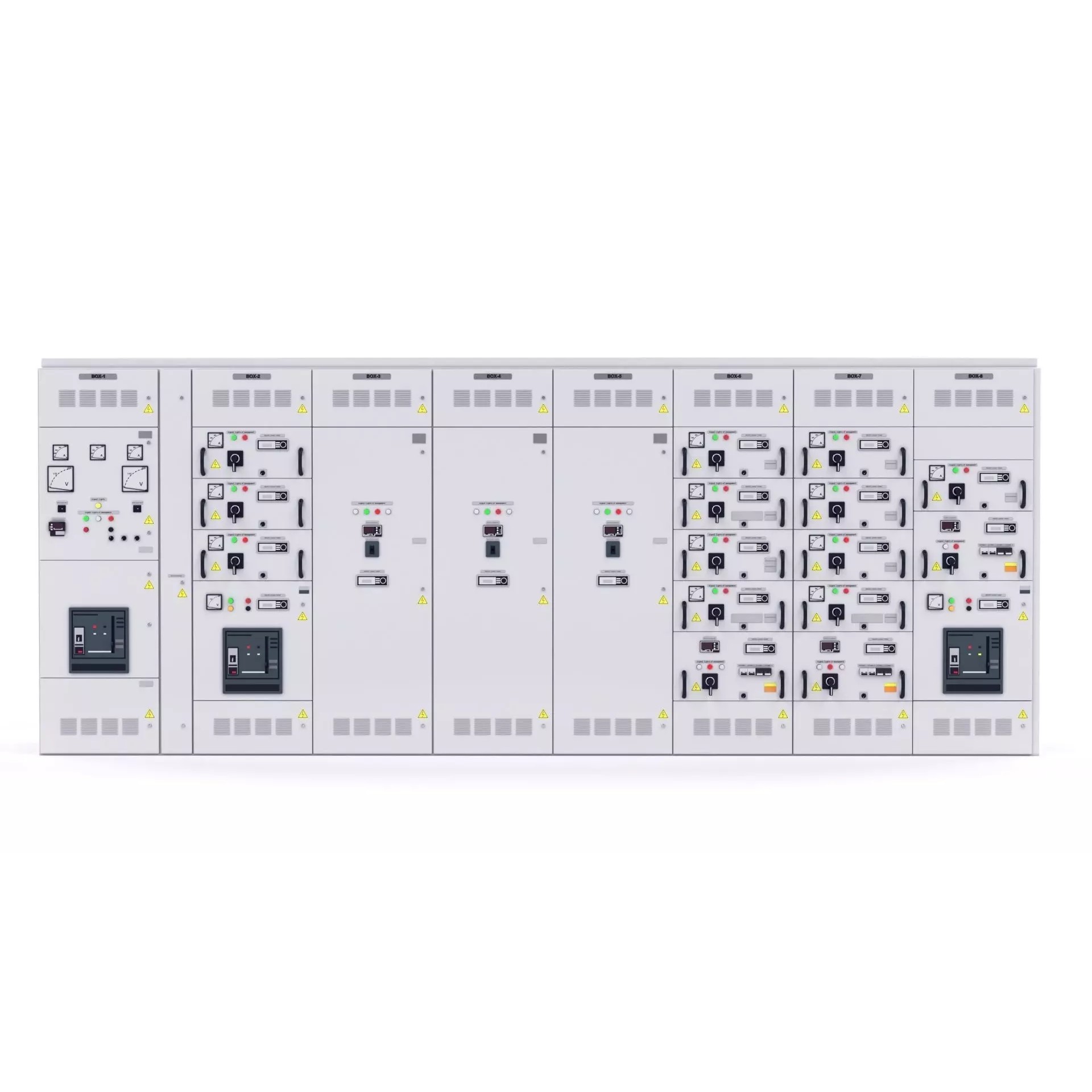 Complete Transformer Substations - Industrial 3D Model - View 2