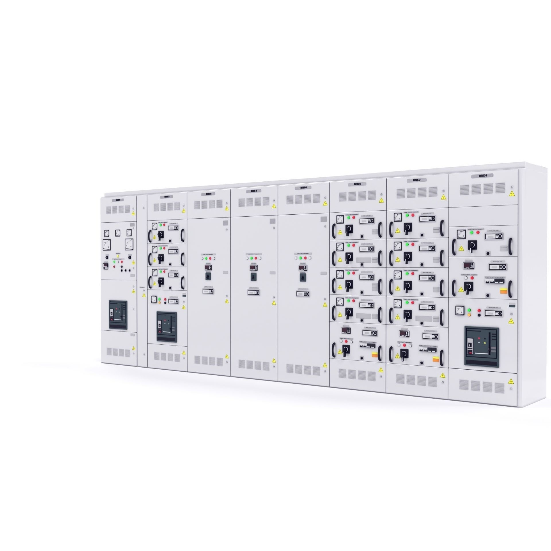 Complete Transformer Substations - Industrial 3D Model - View 4