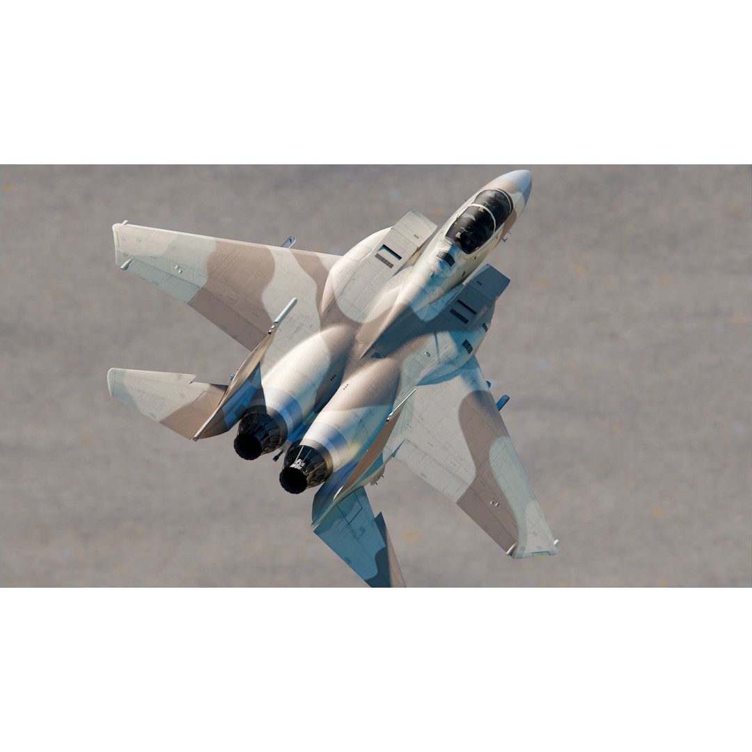 McDonnell Douglas F-15E Strike Eagle 3D Model – High Poly Game Asset, PBR Textures - View 8