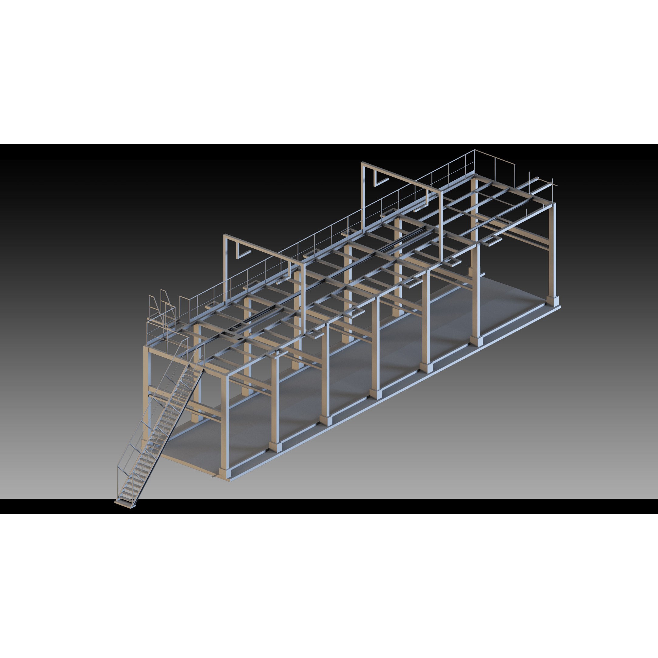 Factory Props and Details - High Detail 3D Model