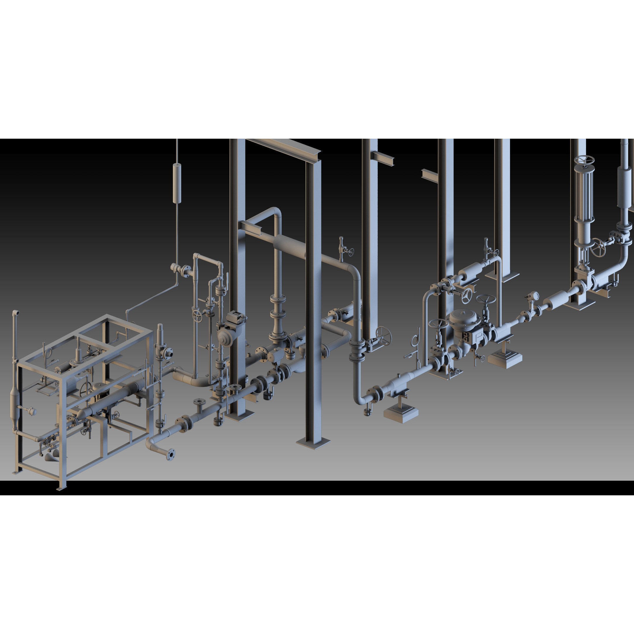 Factory Props and Details - High Detail 3D Model - View 12