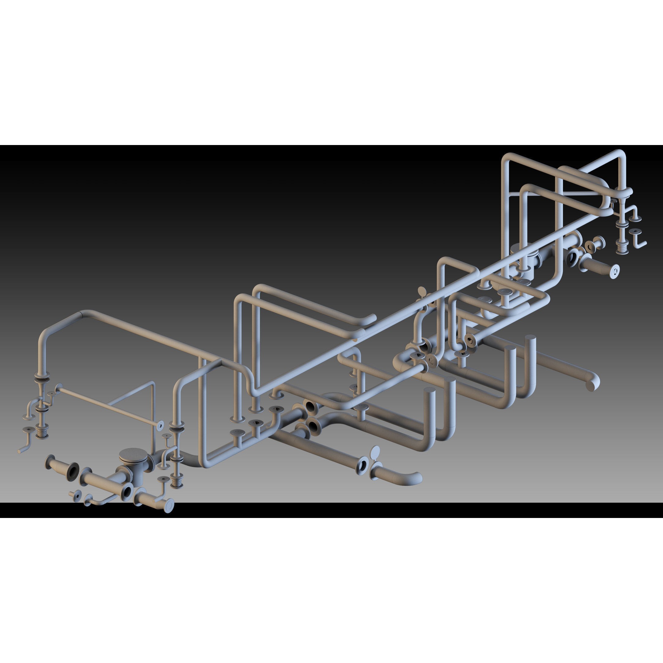 Factory Props and Details - High Detail 3D Model - View 14