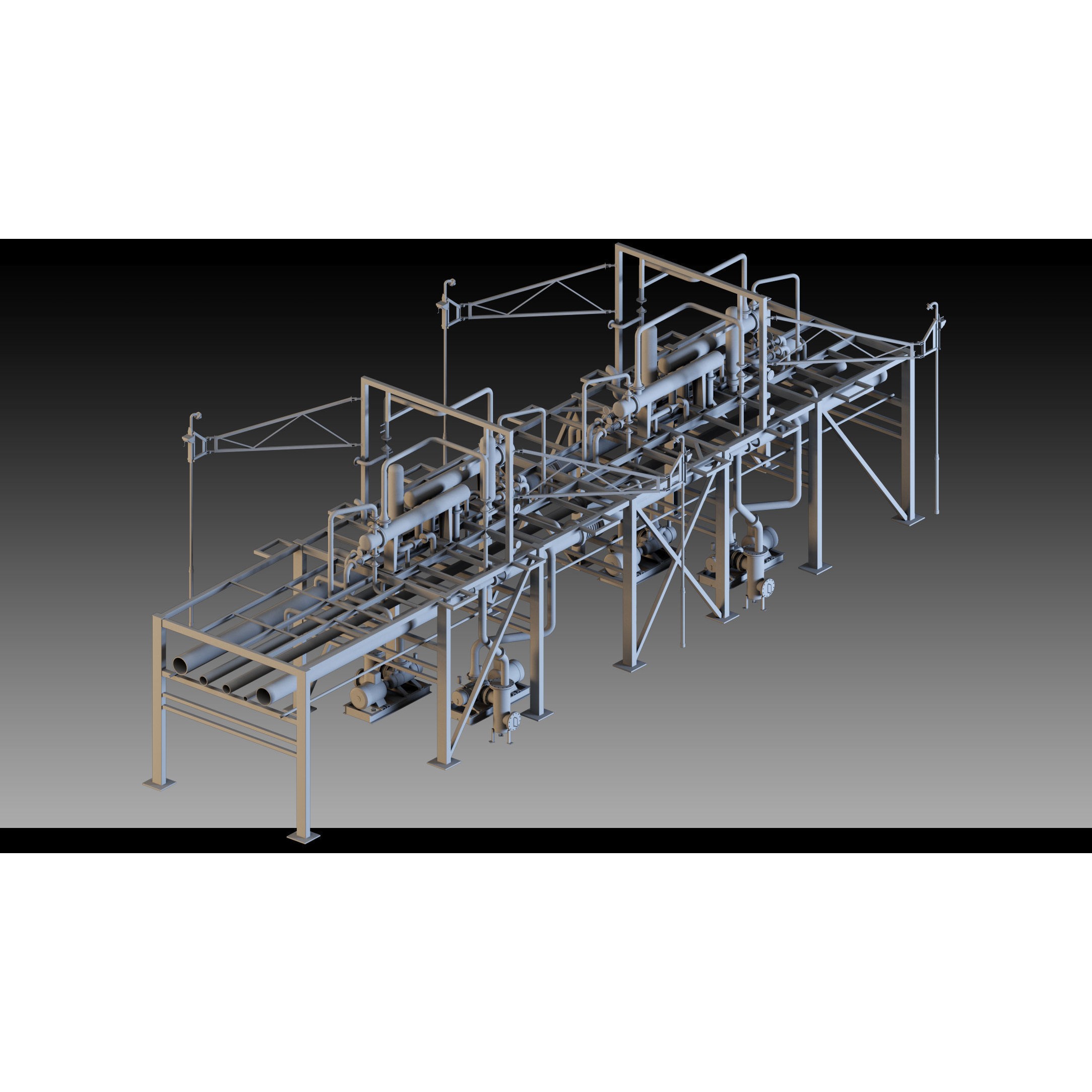 Factory Props and Details - High Detail 3D Model - View 3