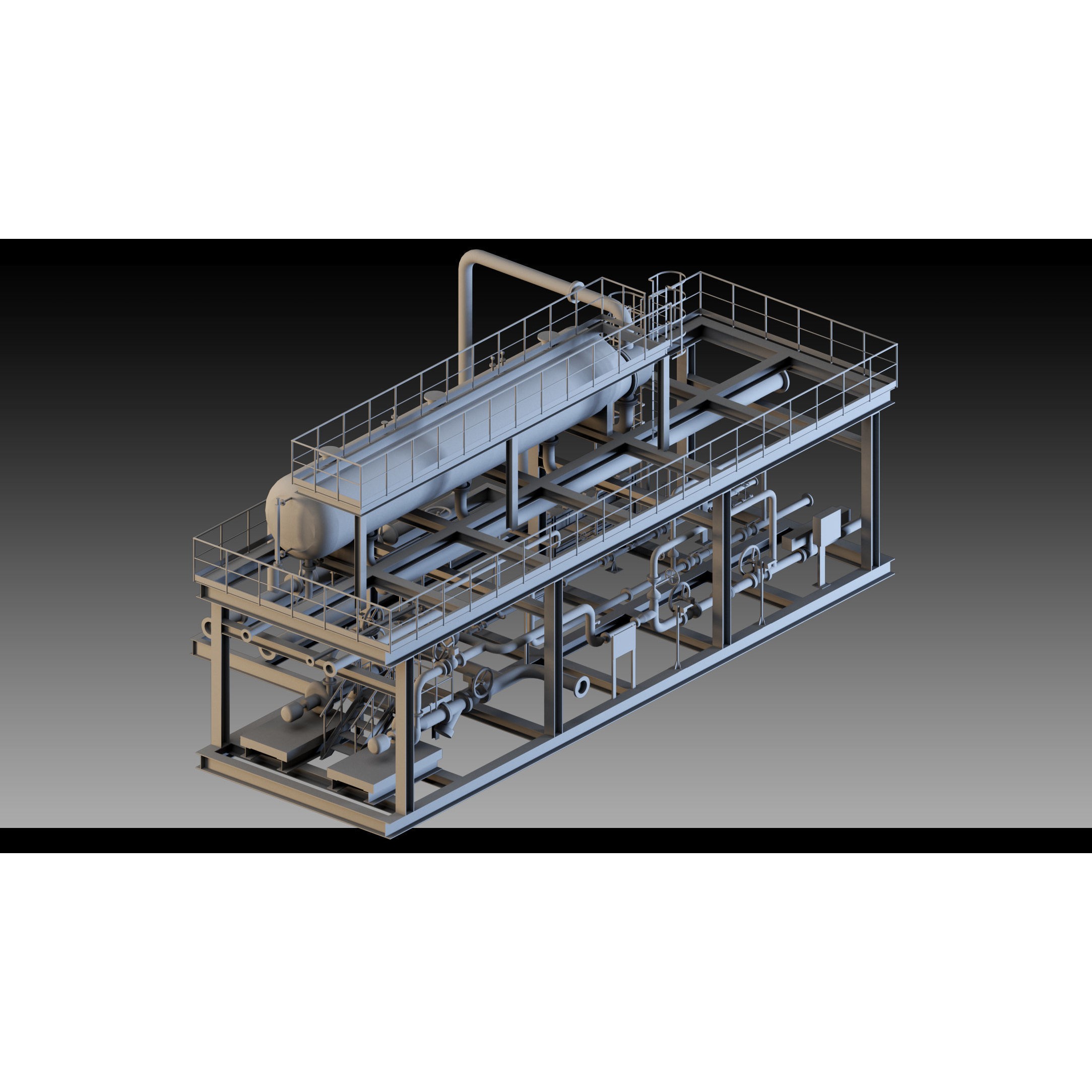 Factory Props and Details - High Detail 3D Model - View 6