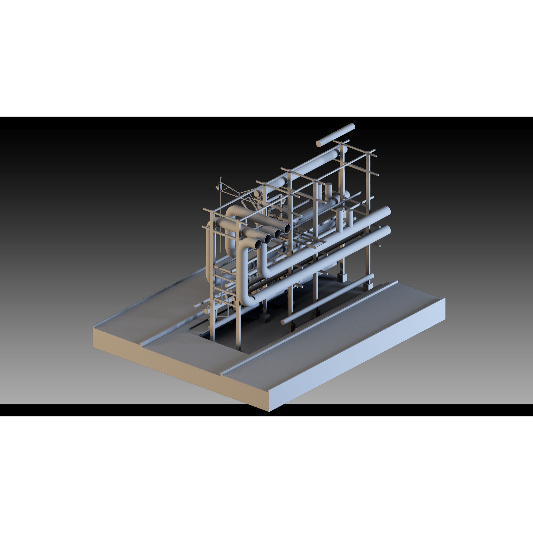 Factory Props and Details - High Detail 3D Model - View 8