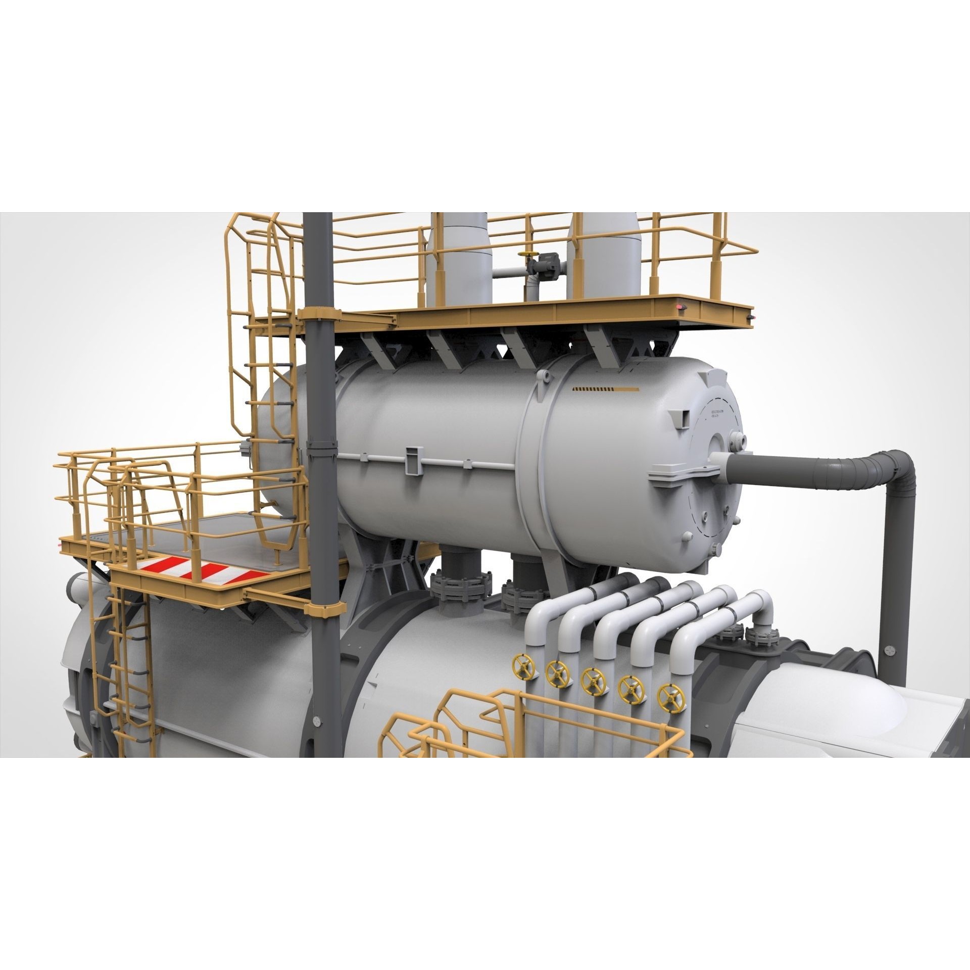 Sci-Fi Storage Tank - Game-Ready 3D Model - View 20