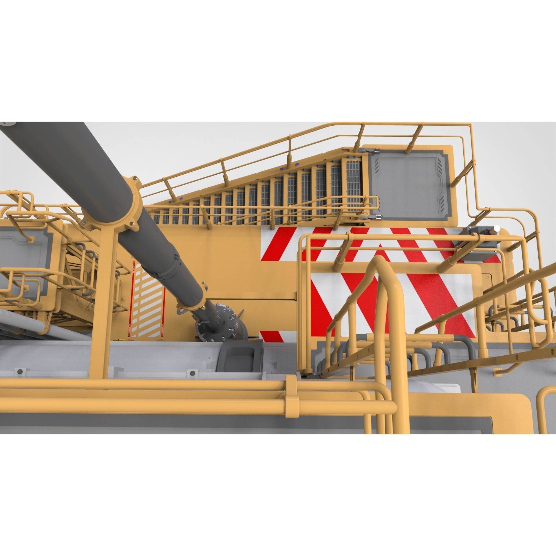 Sci-Fi Storage Tank - Game-Ready 3D Model - View 23