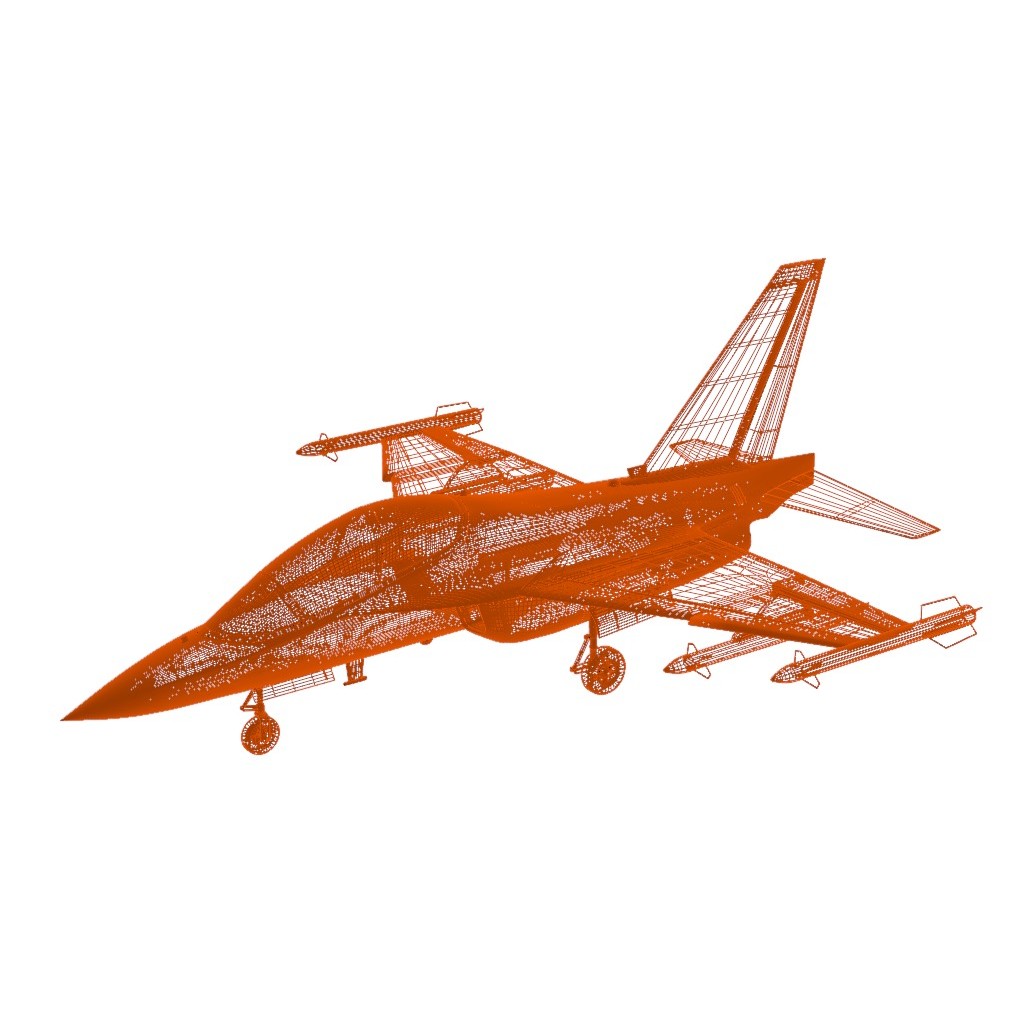 M346FA Fighter Attack 3D Model – Low Poly Military Aircraft, FBX, OBJ - View 28
