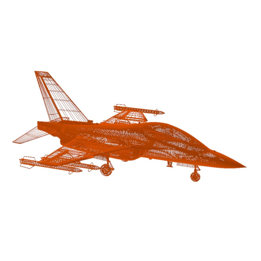 M346FA Fighter Attack 3D Model – Low Poly Military Aircraft, FBX, OBJ - View 30