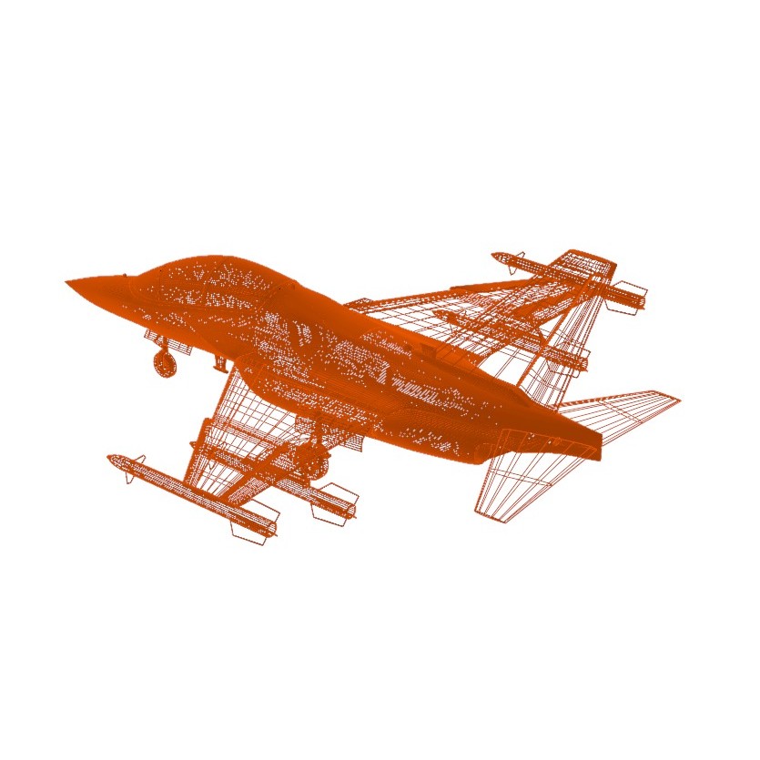 M346FA Fighter Attack 3D Model – Low Poly Military Aircraft, FBX, OBJ - View 32