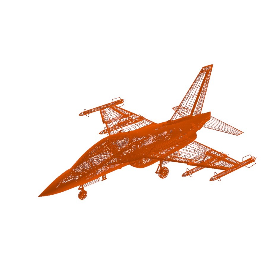 M346FA Fighter Attack 3D Model – Low Poly Military Aircraft, FBX, OBJ - View 33