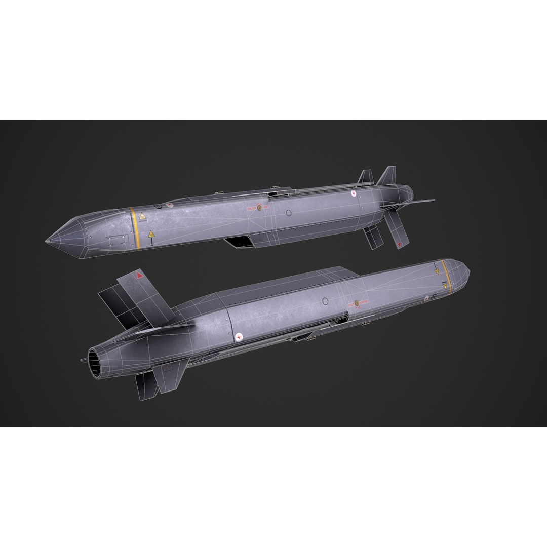 Storm Shadow 3D Model – Low Poly Game Ready Missile, FBX