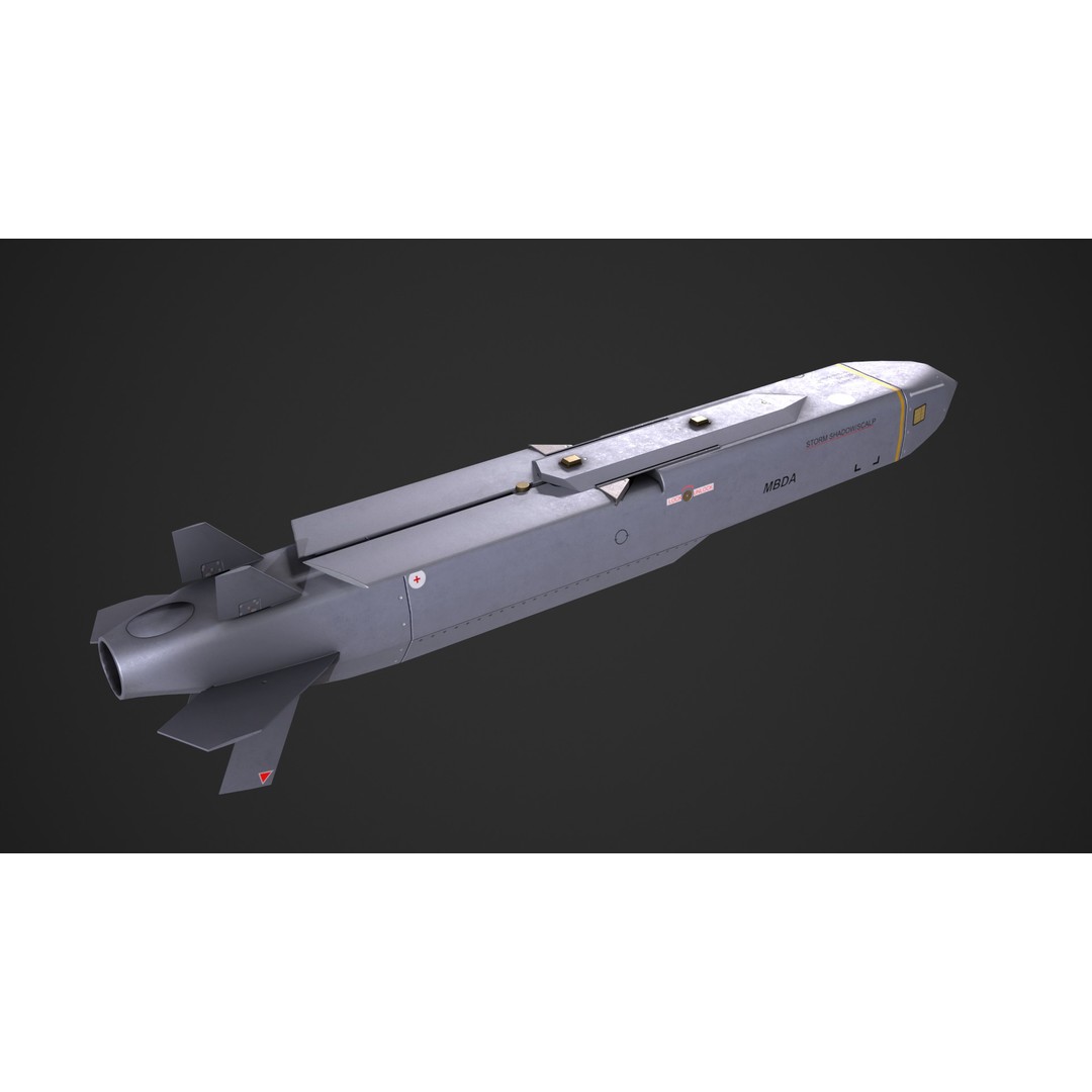 Storm Shadow 3D Model – Low Poly Game Ready Missile, FBX - View 3