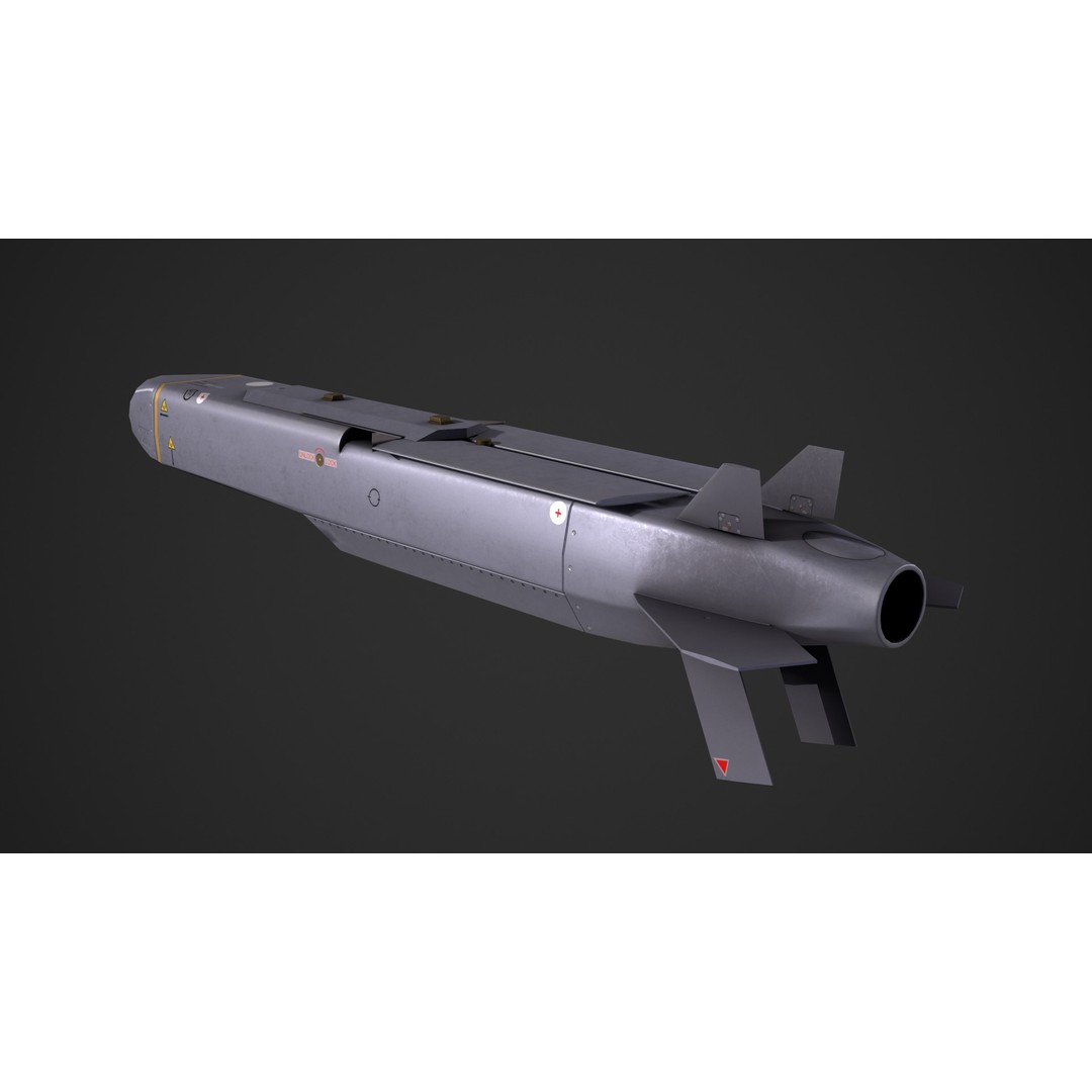 Storm Shadow 3D Model – Low Poly Game Ready Missile, FBX - View 5