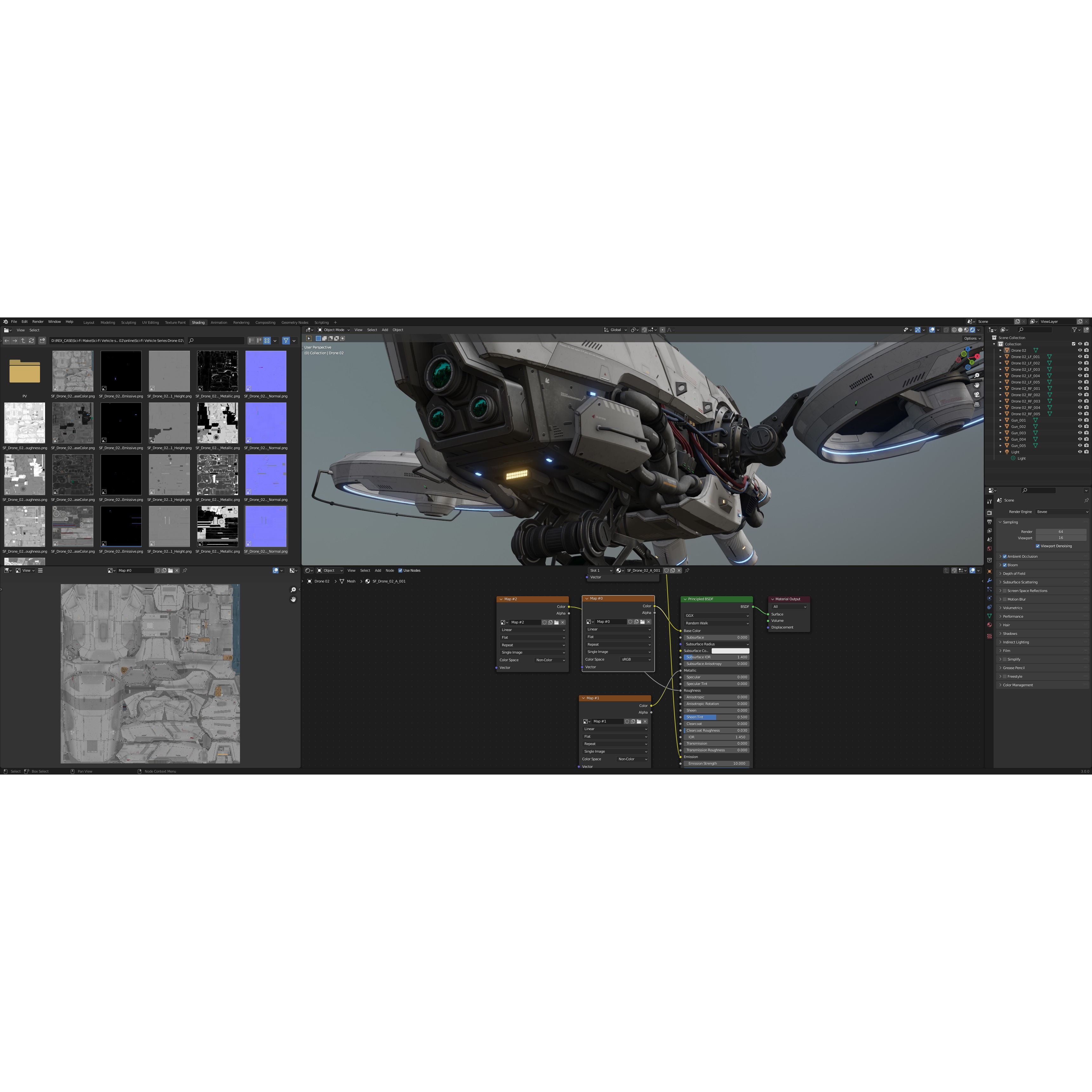 Sci-Fi Vehicle Series - Game-Ready PBR 3D Model