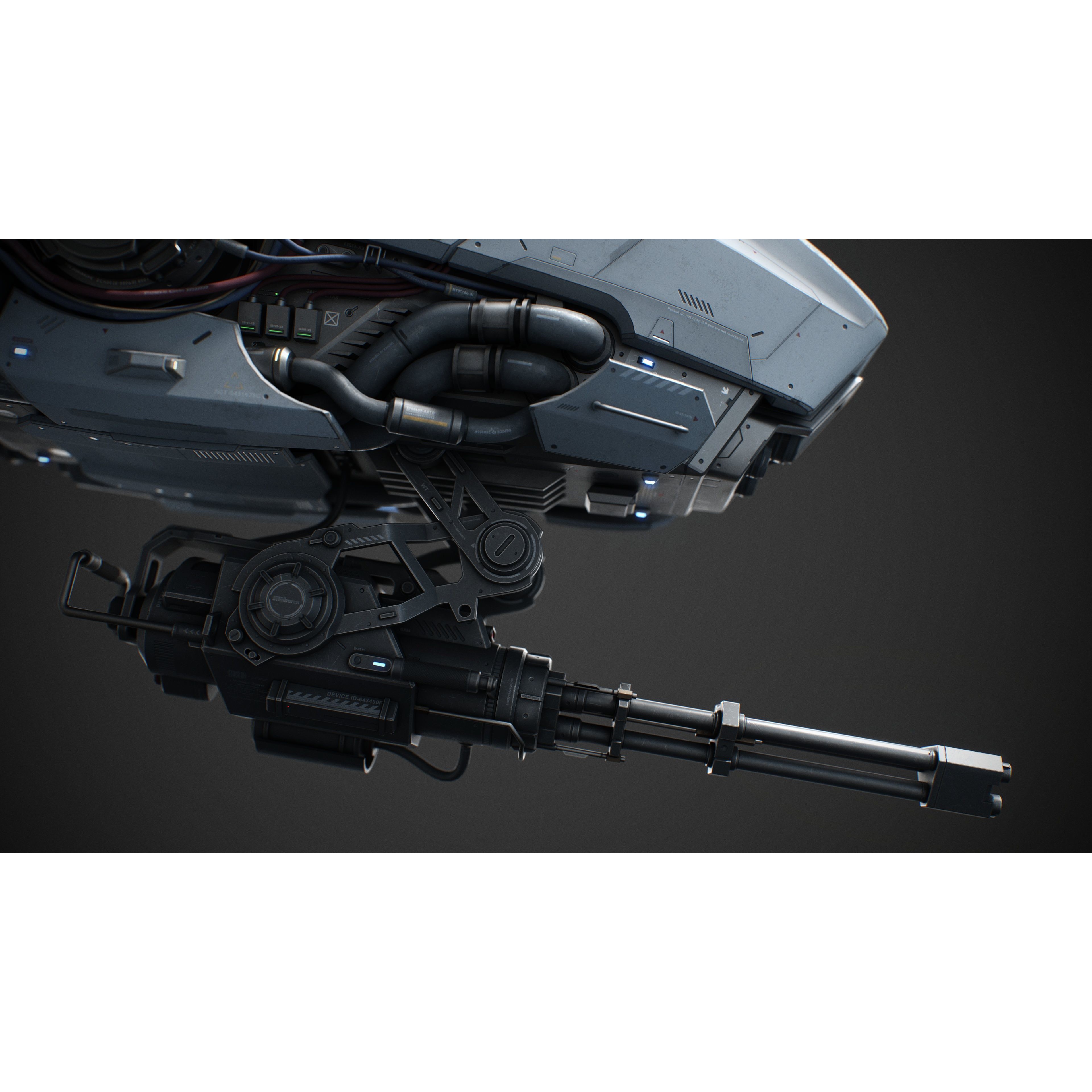 Sci-Fi Vehicle Series - Game-Ready PBR 3D Model - View 11
