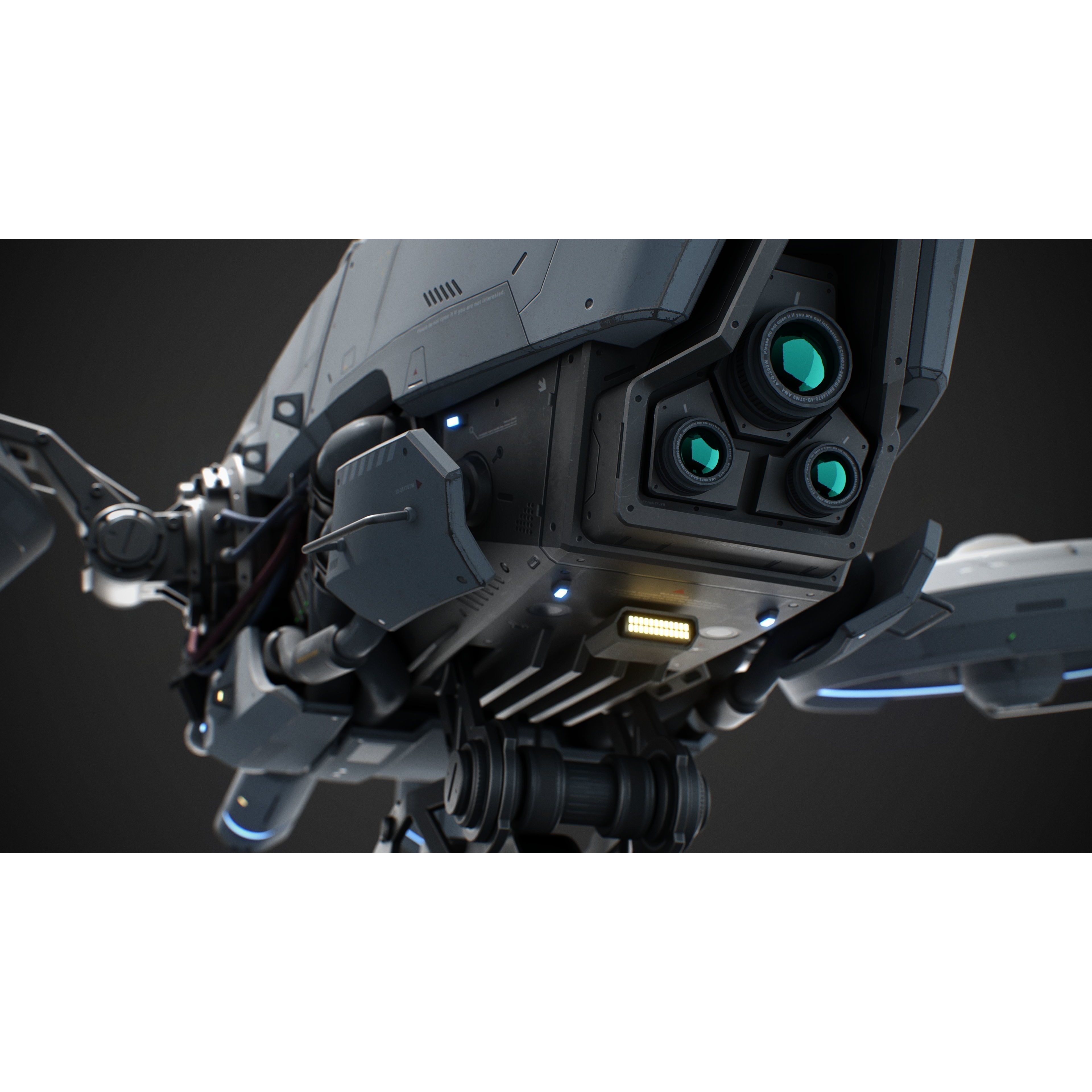 Sci-Fi Vehicle Series - Game-Ready PBR 3D Model - View 13